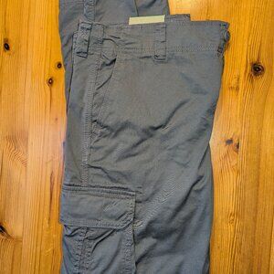 Brand New Men's Goodfellow & Co. Cargo Pants - Size 34W 32L - Dark Gray NWT